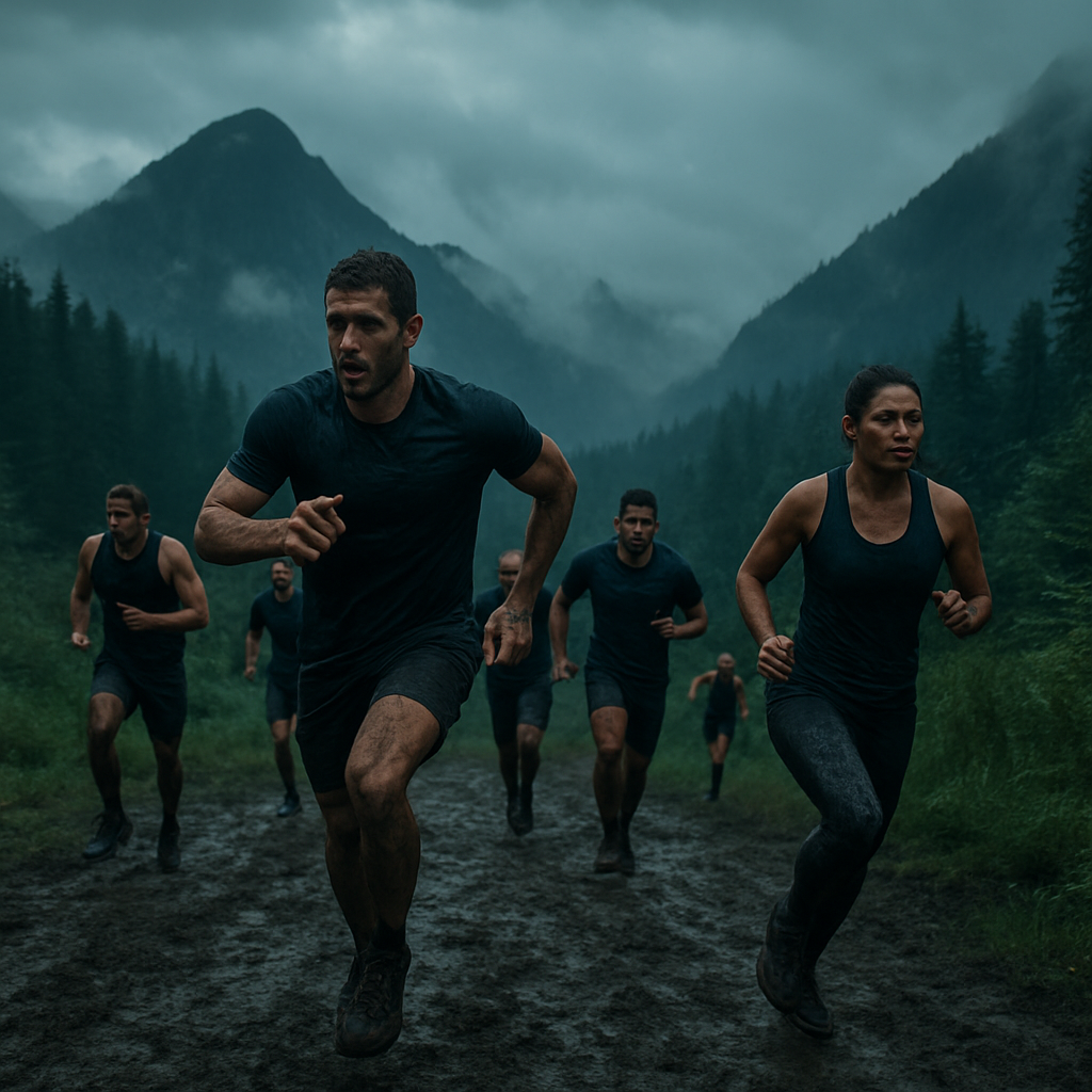 Spartan Beast race course in the Pacific Northwest mountains